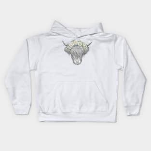 Highland cow Kids Hoodie